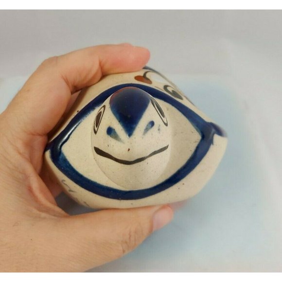 Vintage TONALA MEXICO Pottery FOLK ART Tortoise / Turtle Hand Painted - Picture 8 of 8